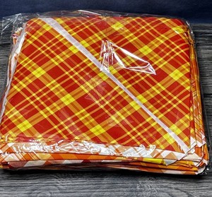 Abbylike Fall Plaid Dog Bandanas 100-Piece Set - New