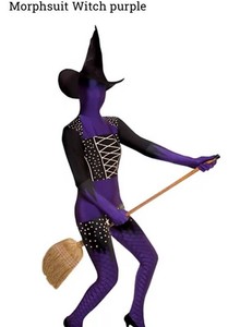 Morphsuits Purple Witch Costume, Adult XL - New