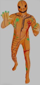 Morphsuits Pumpkin Costume, Adult Large - New