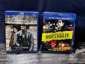 Training Day & Nightcrawler Blu-ray Movies, 2 Total - New