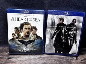 In the Heart of the Sea & the Dark Tower Blu-ray Movies, 2 Total - new