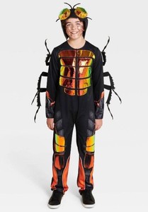 Hyde & EEK Kids Beetle Bug Costume, Youth Large - New