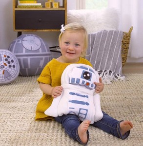Disney Star Wars R2-D2 Plush Toddler 30 X 40 in Blanket - New