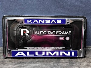 Rico Industries Kansas Alumni Auto Tag Frame - New