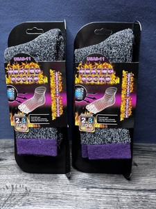 Heated Socks, Size US 9-11, 2 Total - New