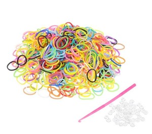 Multicolor Loom Rubber Bands - 600pc With S-clips & Hook, 3 Total - New