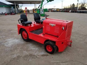 Fire Engine Red Airport Tow Tractor