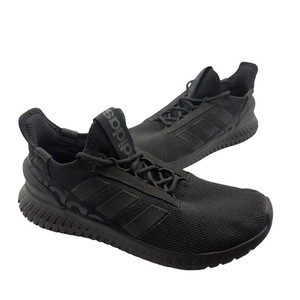 GUARANTEED AUTHENTIC  Adidas Kaptir Black on Black Mesh Athletic Running Sneakers Mens Size 10 - Pre-Owned