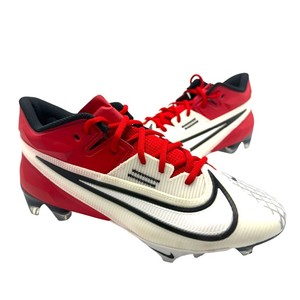 GUARANTEED AUTHENTIC  Nike Vapor Edge Pro 360 2 Football Cleats White Red Black Men's Size 9.5 - Pre-Owned