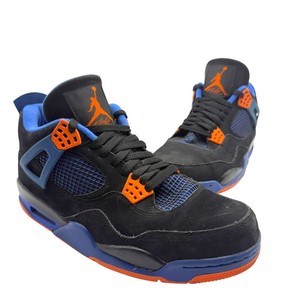 GUARANTEED AUTHENTIC  Air Jordan 4 Retro “Cavs” Black/Blue/Orange Sneakers; Men’s Size 10.5 - Pre-Owned