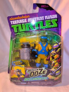 Teenage Muntant Ninja Turtles Ooze Launchin Leo Action Figure