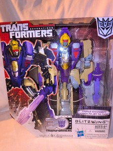 Transformers Generations Thrilling 30 Voyager Class Blitzwing Triple Changer Action Figure