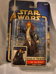 Star Wars Attack of the Clones Jar Jar Binks Action Figure