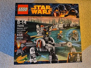 RETIRED LEGO Star Wars Republic AV-7 Anti-Vehicle Cannon (Set 75045)