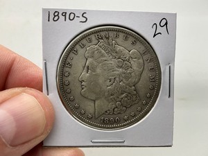 1890-S Morgan Silver Dollar