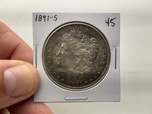 1891-S Morgan Silver Dollar