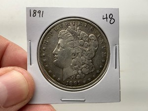 1891 Morgan Silver Dollar