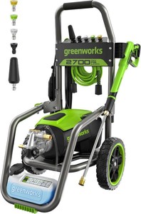 Greenworks  2700 PSI 1.2 GPM Cold Water Electric Pressure Washer 195526198642