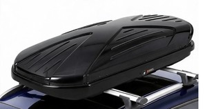 Garvee Rooftop Cargo Box Carrier, Dual-Side Opening Roof Mount 64X28 Incg