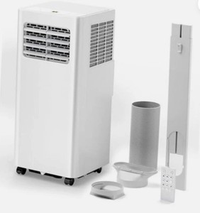 PAC003-8K Portable Air Conditioners, White 8,000 BTUs