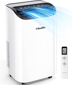 KoolSiln 14,000 BTU Portable Air Conditioner with WiFi & Remote Control, Cools Up to 700 Sq.Ft, Auto-Evaporation Low Noise