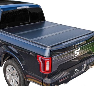 Hard Folding Truck Bed Tonneau Cover Compatible with Toyota Tacoma(2016-2026) 5 ft Short Box w or wo Deck Rail System, Tri Fold Style