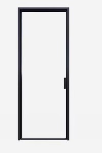 Frameless 30  72 Glass and Aluminum Door