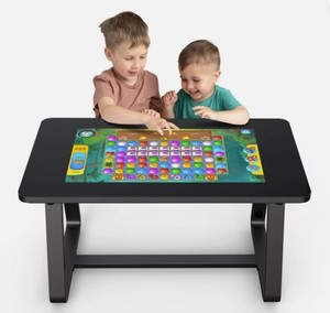 QIXZOCV MWE 32 Inch Game Table, Multifunctional Touchscreen 32 Inch, Black
