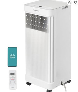 10,000 BTUs Portable Air Conditioner Whisper-Quiet