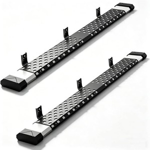 KUIPERAUTO 6 inches Running Boards Side Steps Compatible for 2009-2018 Dodge Ram 1500 Crew Cab