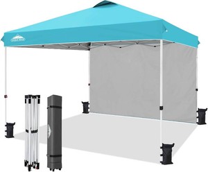 EAGLE PEAK 12x12 Pop Up Canopy Tent condition unknown bar sticking out
