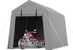 GarveeLife 7 x 15 ft Carport Storage Shed, Portable Garage