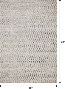 Loloi Kamala GreyMulti 4-0 x 6-0 Accent Rug KAM-05 Approx. 4x6 Entryway Kitchen,
