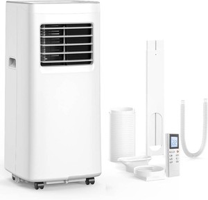 Portable Air Conditioner, 3-in-1 8500 BTU AC Unit with Fan & Dehumidifier - Quiet Cooling for Bedroom, Home Office up to 450 sq.ft, Includes Complete Window Mount Kit