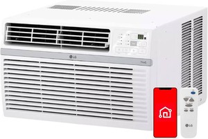 LG LW1024RSMX Window Conditioner, Wi-Fi Enabled wRemote, 450 Sq.Ft,