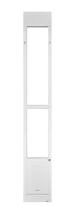 Dog Door for Sliding Glass Door, 91-96 in Adjustable Height, Aluminum Frame, Locking