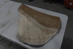 Weighted English Saddle Pad