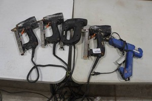 Electric Staplers and Hot Glue Gun