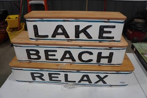 Beach Themed Shelves