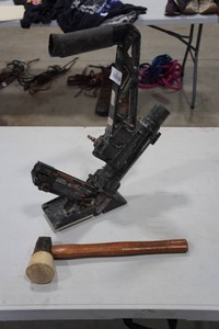 Husky Pneumatic Floor Nailer and Mallet