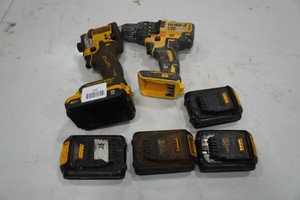 DeWalt 20V Brushless Power Drills and Batteries
