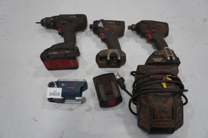 Bosch Power Drills and Batteries with Charger