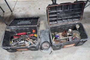 2 Tool Boxes with Assorted Tools