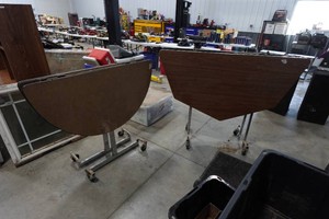 2 Space Saver Folding Tables