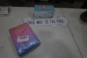 Pool Sign, Beach Blanket, Kids Goggles