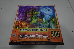 Glow in the Dark Halloween 500 Piece Puzzle