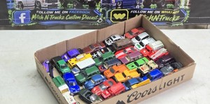 Lot of diecast model vehicles including Tonka, Maisto, and other brands Dating back to at least the 1990s