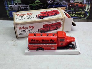 Phillips 66 Vintage Truck Bank with Illuminated Lights