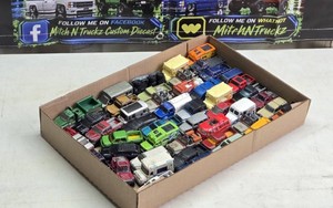 Box of Matchbox and Other Die-Cast Toy Cars, Mostly Matchbox