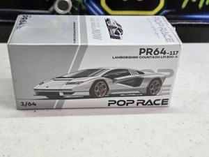Sealed Pop Race Lamborghini Countach LPI 800-4 164 Model Car, PR64-117